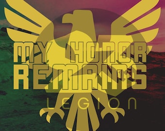 Cassius au Bellona - "My Honor Remains" - vinyl decal