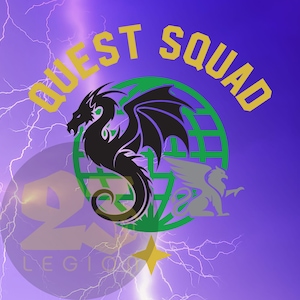 Quest Squad - vinyl decal - Onyx Storm