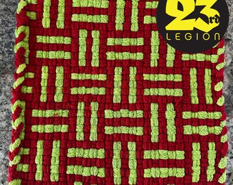 Handmade Potholder - "Zombie" 8x8 inch PRO size