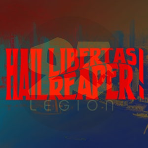Hail Libertas! Hail Reaper! - Red Rising inpired vinyl decal