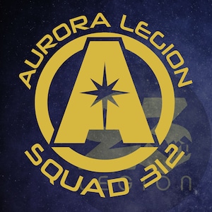 Aurora Legion Crest - Squad 312- Aurora Cycle inspired vinyl decal