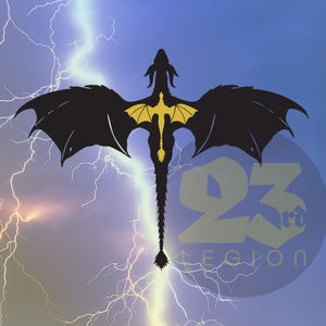 Tairn and Andarna - overlay vinyl decal - Fourth Wing