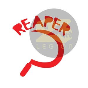 Reaper Graffiti (crisp version) Red Rising inspired vinyl decal | Reaper | Howlers | Golden Son | Morning Star | Darrow | Sons of Ares