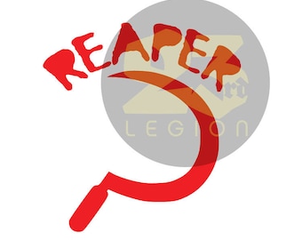 Reaper Graffiti (crisp version) Red Rising inspired vinyl decal | Reaper | Howlers | Golden Son | Morning Star | Darrow | Sons of Ares