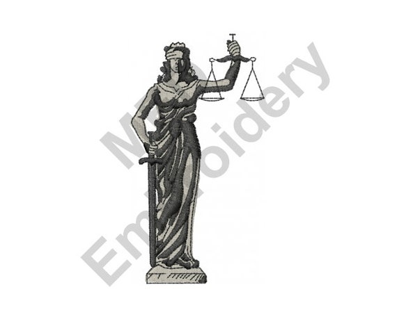 Statue Of Liberty Machine Embroidery Design Lady Justice Embroidery Designs Machine Embroidery Embroidery Patterns Embroidery Files