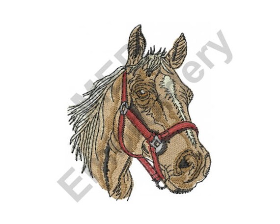 Horse machine embroidery design horse head embroidery  etsy Horse machine embroidery design horse head embroidery  etsy