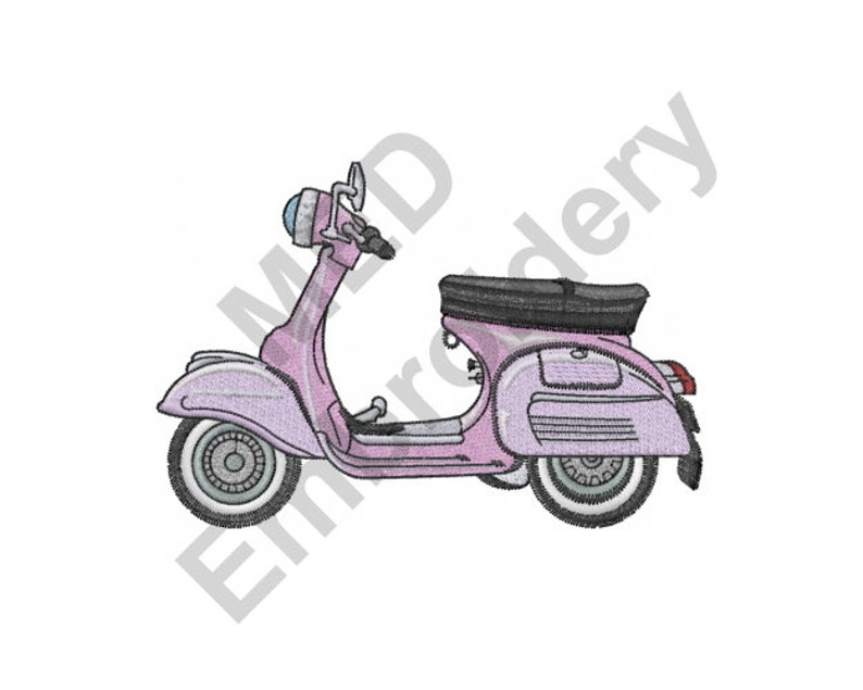 Vespa Bar Embroidered Patch Black And Gold