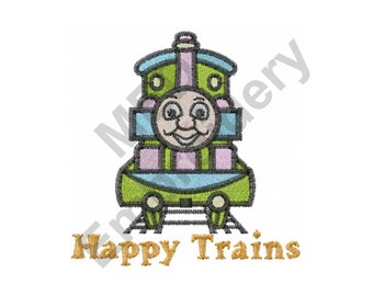Train - Machine Embroidery , Thomas the Train