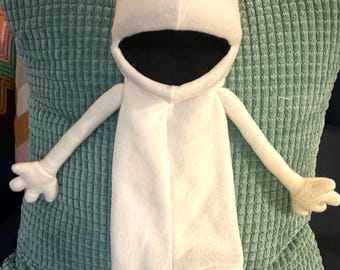 White – Blank Hand Puppet Base | DIY Craft Puppet | Customize Your Own Character