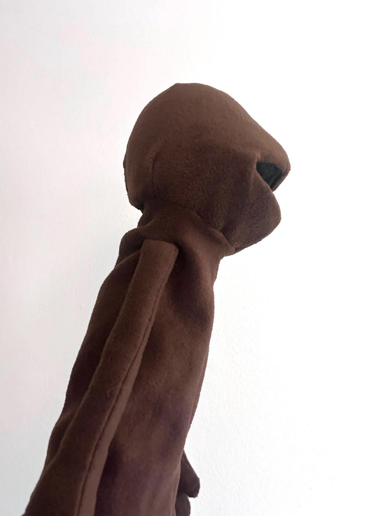 Hand Puppet Human Base Deep Brown - Blank Hand Puppet Base | DIY Craft Puppet | Customize Your ...