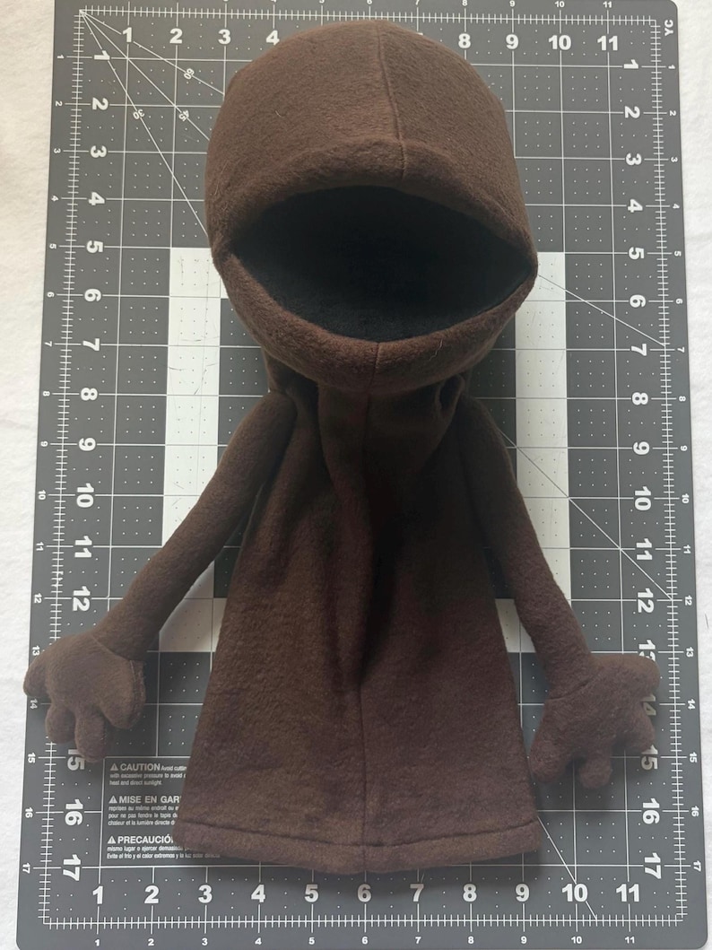 Hand Puppet Human Base Deep Brown - Blank Hand Puppet Base | DIY Craft Puppet | Customize Your ...