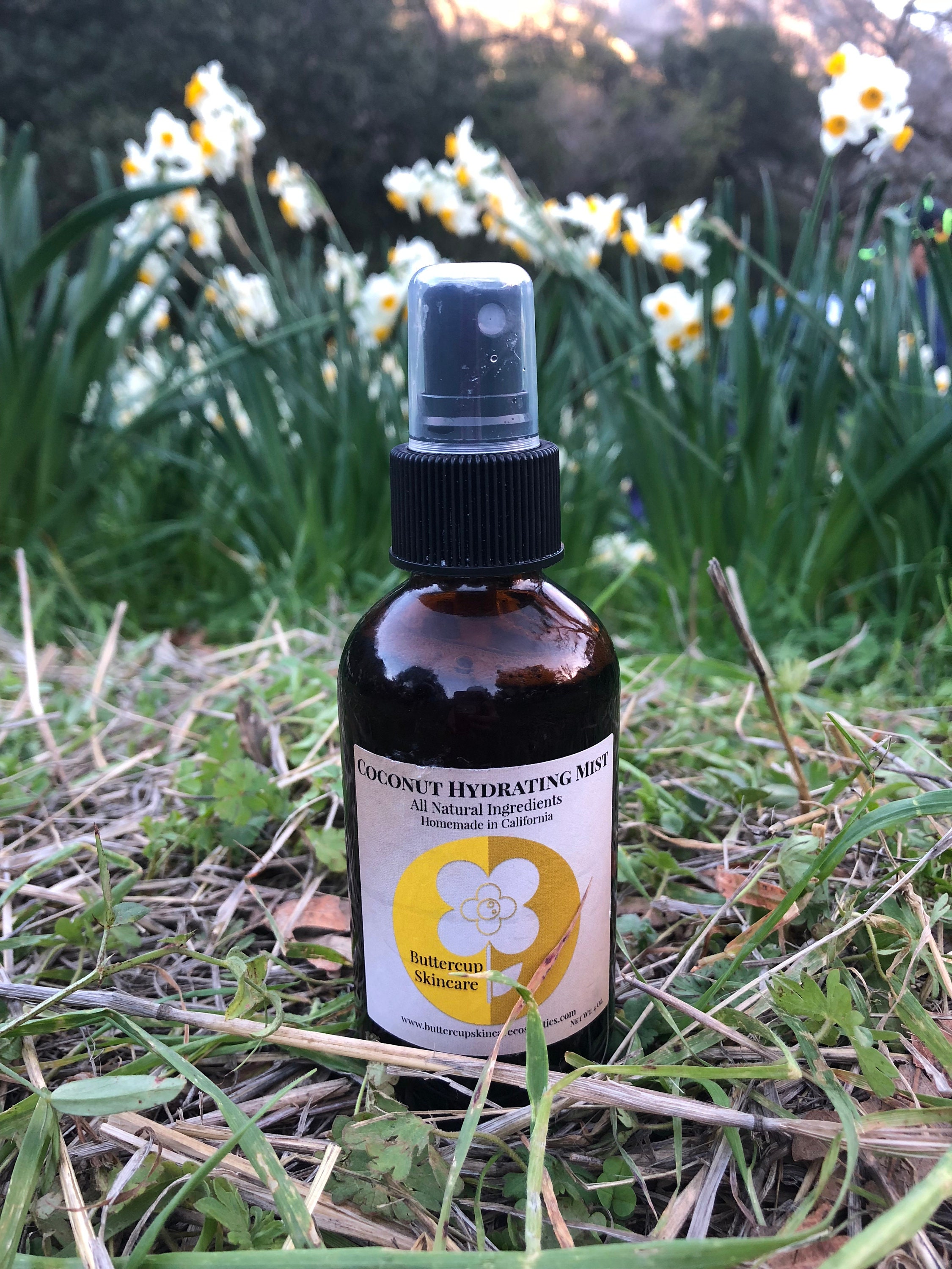 Coconut water Hydrating Face Mist with Rose Aloe water Etsy