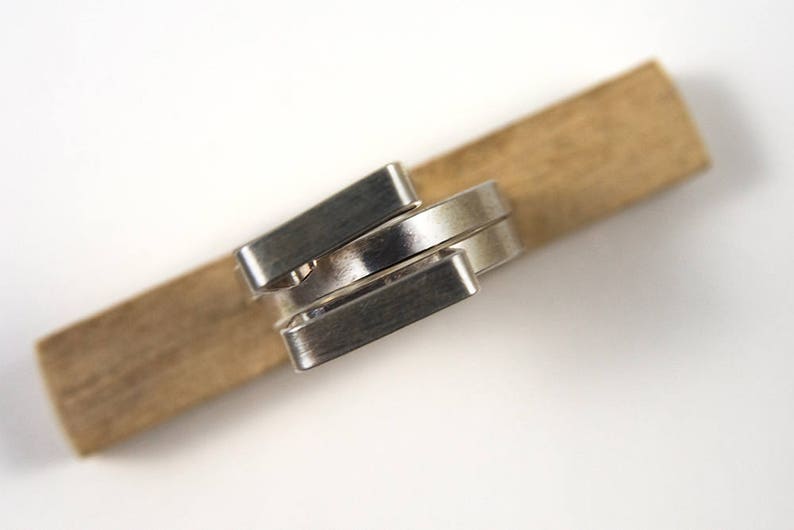Copper jewelry Brotherhood ring Bridesmaid gift Italian jewelry Silver ring Sculpture ring Copper ring Minimalist ring Vegan jewelry