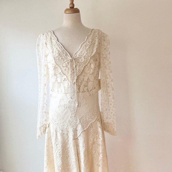 Ivory Lace Bodice Halter Long Dresses Chocolate