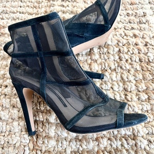 Peep Toe Boots Etsy Canada