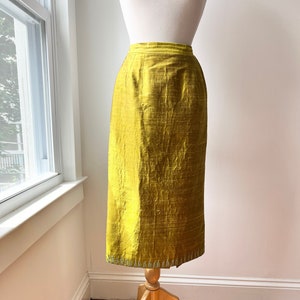 Yellow Embellished Spanish Silk run Skirt