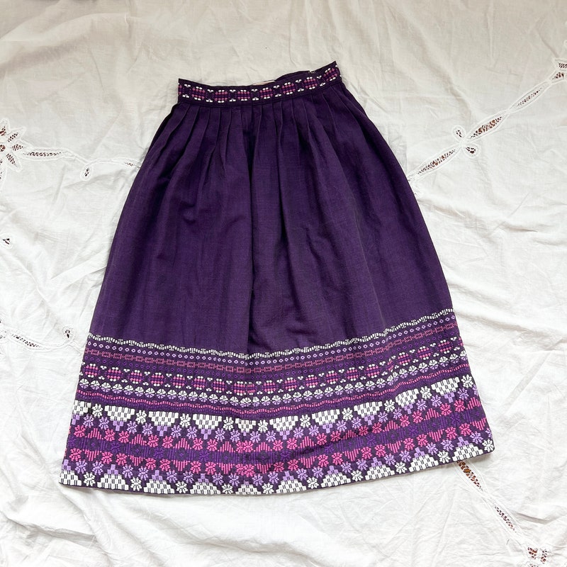 Sunday Stitch Embroidered Skirt main image 0