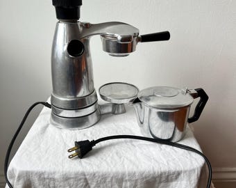 Vintage Vesuviana Cappuccino Espresso Electric Coffee Maker With