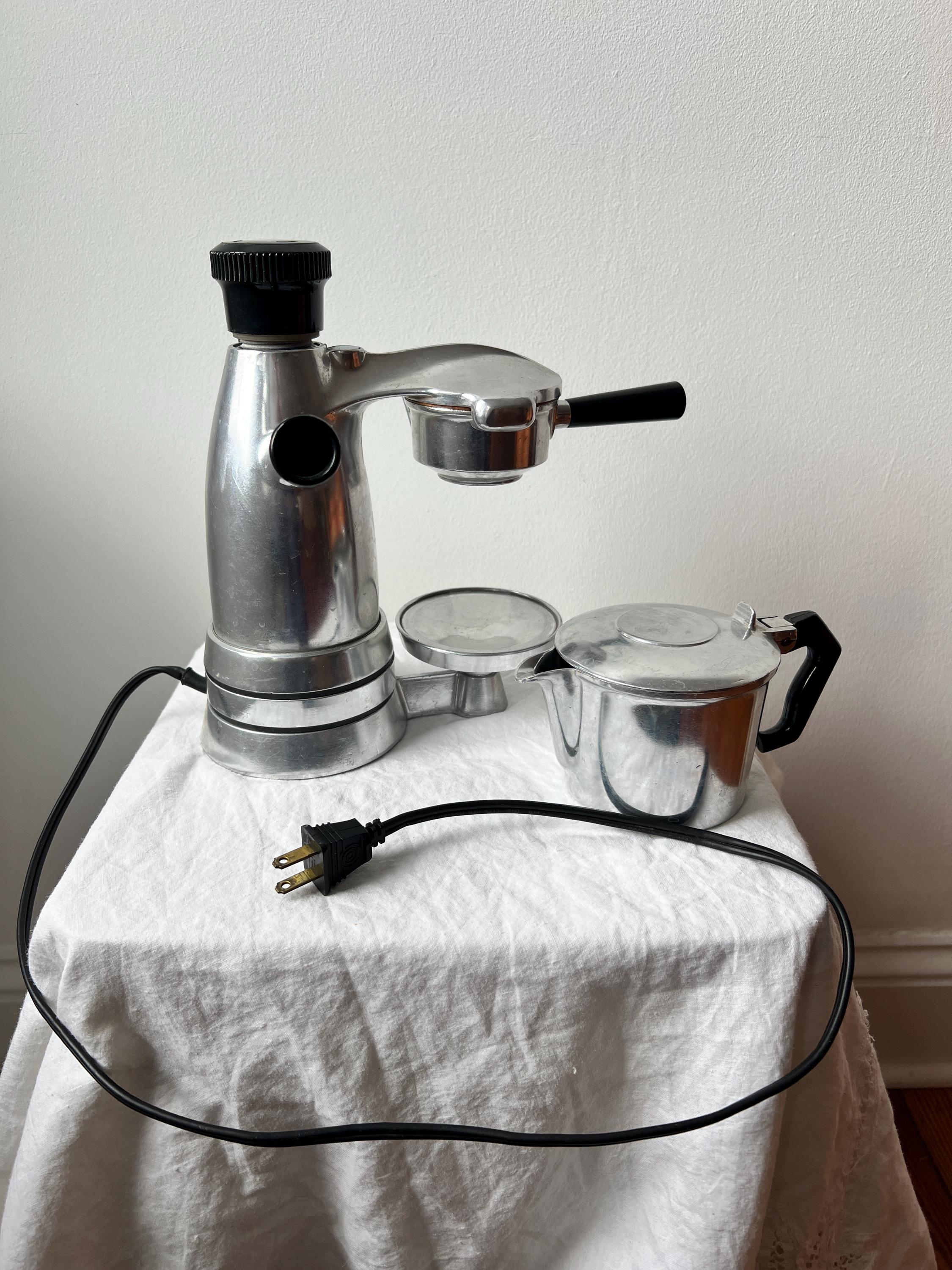 Vintage Vesuviana Cappuccino Espresso Electric Coffee Maker With