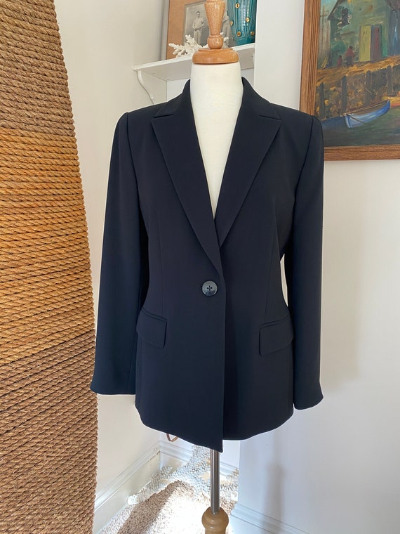 Vintage 90s menswear style oversized blazer / Mini