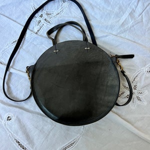 Clare V. Alistair Circle Bag in Black