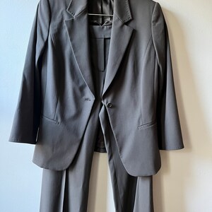 Vintage 90s Tahari wool minimalist suit size medium