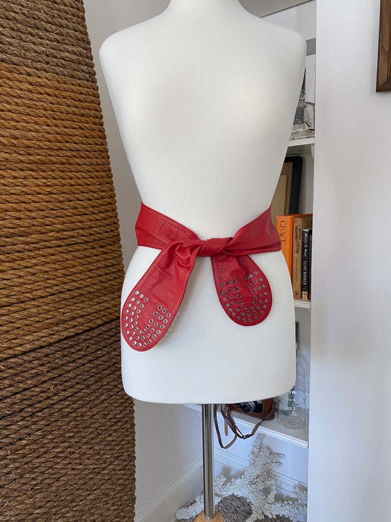 punk rock wide leather Gem