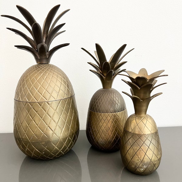 Brass Pineapple Etsy