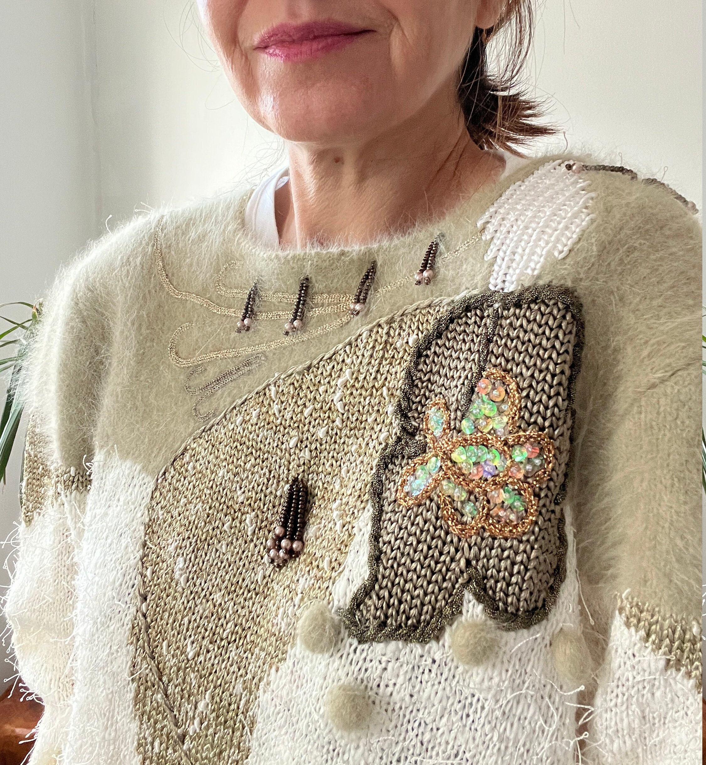 ニット+セーター circa 1980&#39;s VINTAGE Bijou Angora Knit il_fullxfull.3785662481_lom8.jpg
