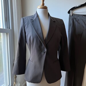 Vintage 90s Tahari wool minimalist suit size medium