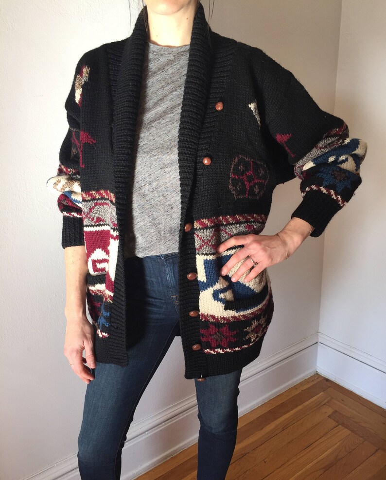 navajo print sweaters