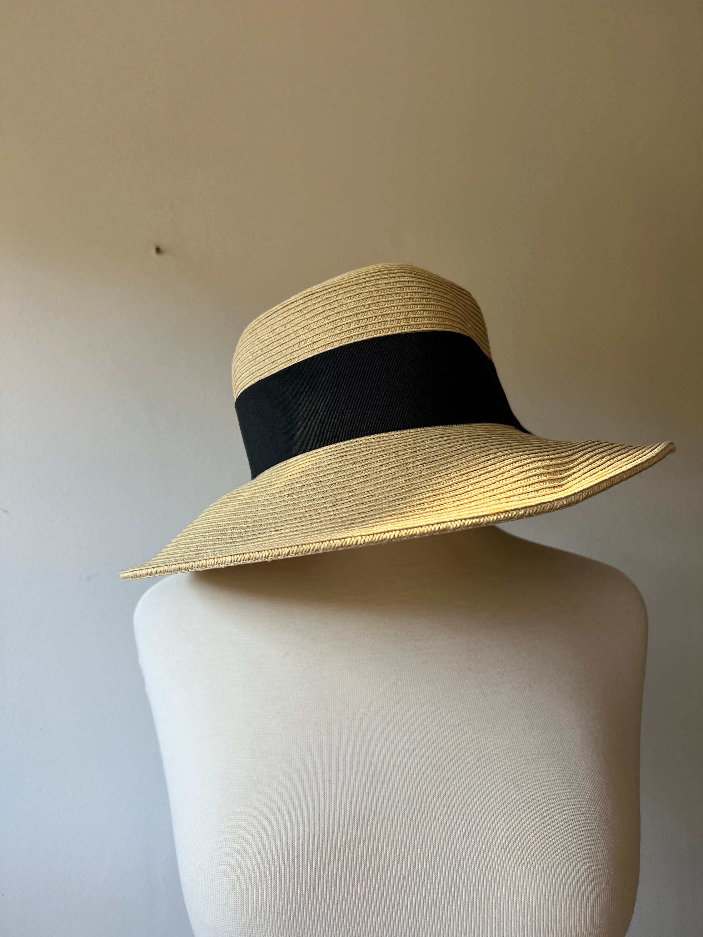 Vintage The Scala Collection Straw & Cotton Summer Hats Set Of 3 Scala White Hats for Women for sale | eBay main image 4