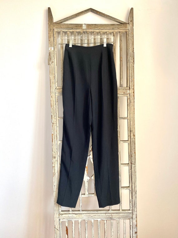 Vintage Christian Dior Black Tuxedo pants / size 3