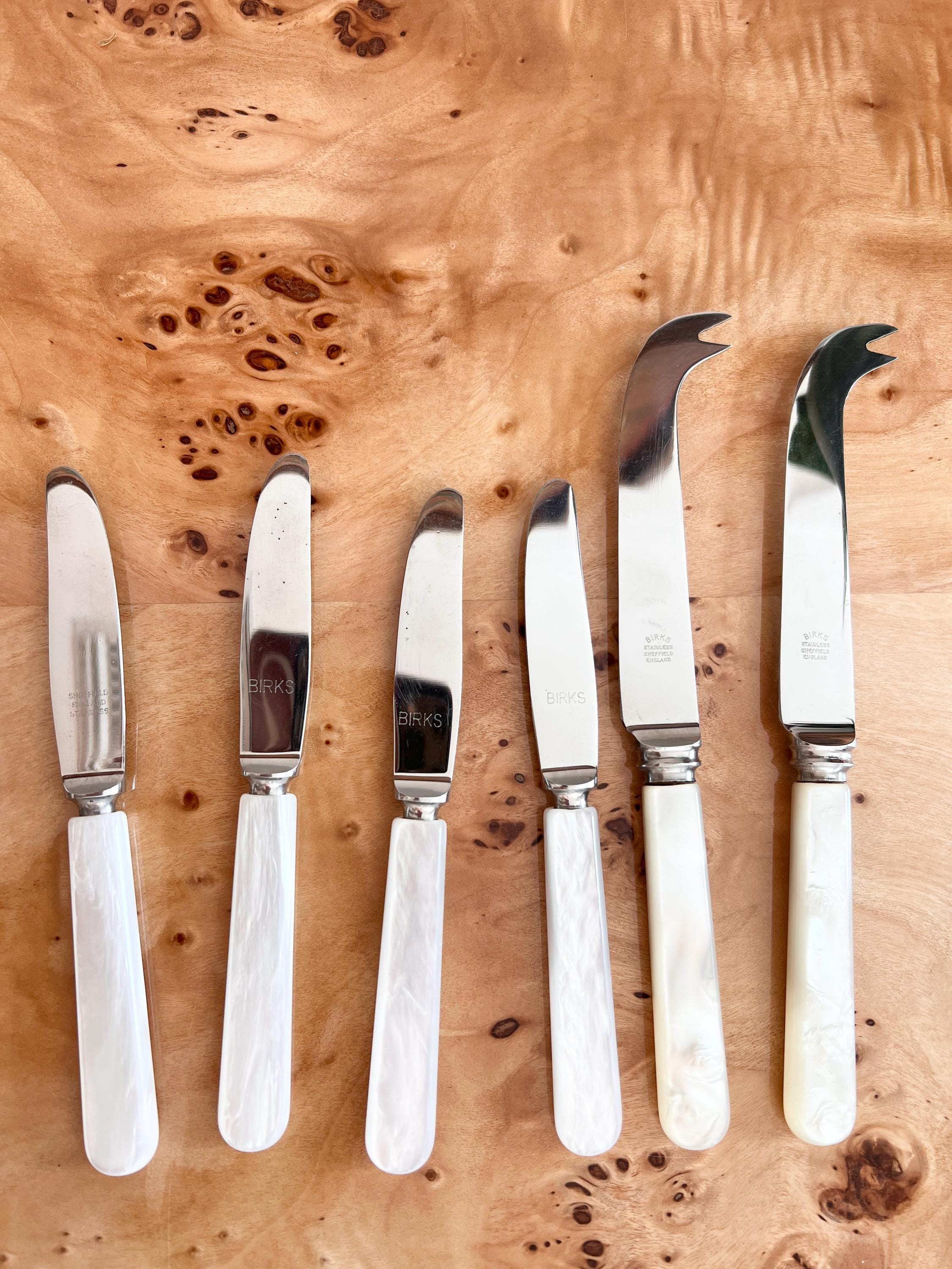 Vintage mother of pearl cheese knives - Etsy 日本