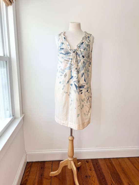 vintage lilka summer dress with pockets, sleeveles