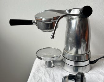 Vintage Vesuviana Cappuccino Espresso Electric Coffee Maker With