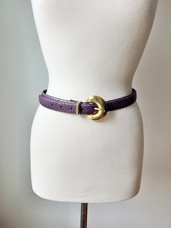 Gucci belt deals purple