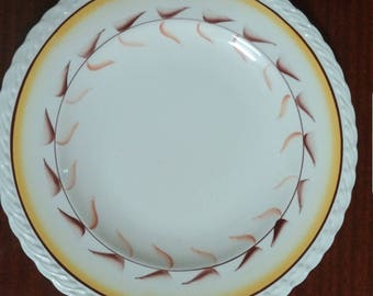 Antique Metlox Poppytrail Arcadia Lugged Cereal Rare NEW old stock 4 bowls included HTF Metlox China Galore