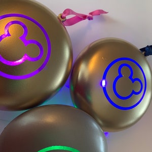 Magicband Scanner Style, Magic Band Walt Disney Mickey Mouse Lights, Christmas Decoration Bauble, Disney Christmas Holidays Ornament,