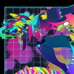 Furry: Estampado de perro brillante