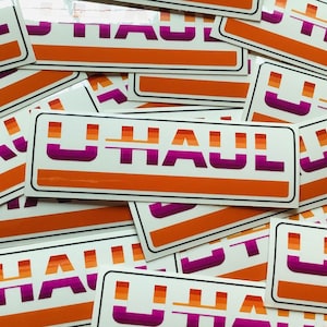LGBT: Lesbian-Haul Clear Sticker