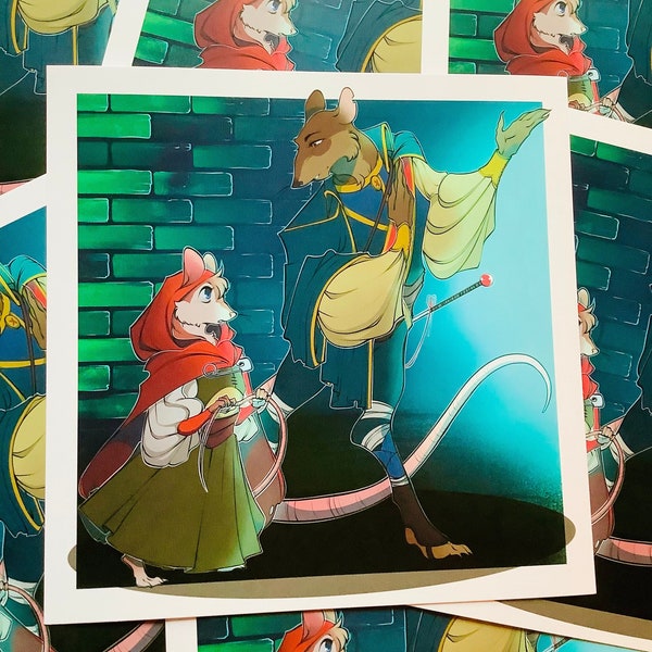 The Secret of NIMH: Redesign Mini Print