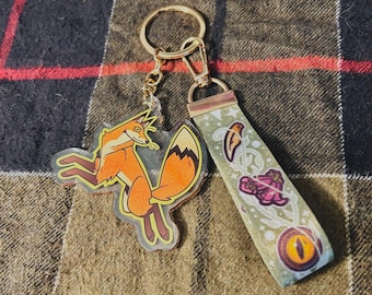 Furry: Memento Vulpes Fox Lanyard and Keychain Set
