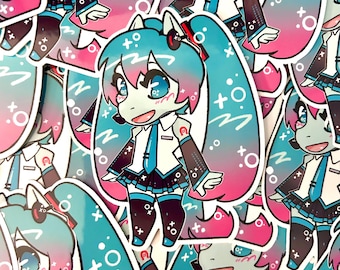 Furry: Hatsuneigh Miku Vinyl Sticker