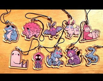 Cryptid Cuties: MYSTERY Cryptid Cellphone Charms
