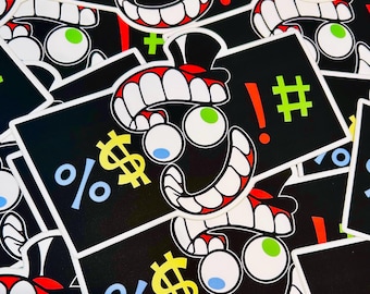 TADC: Caine Censor Large Sticker
