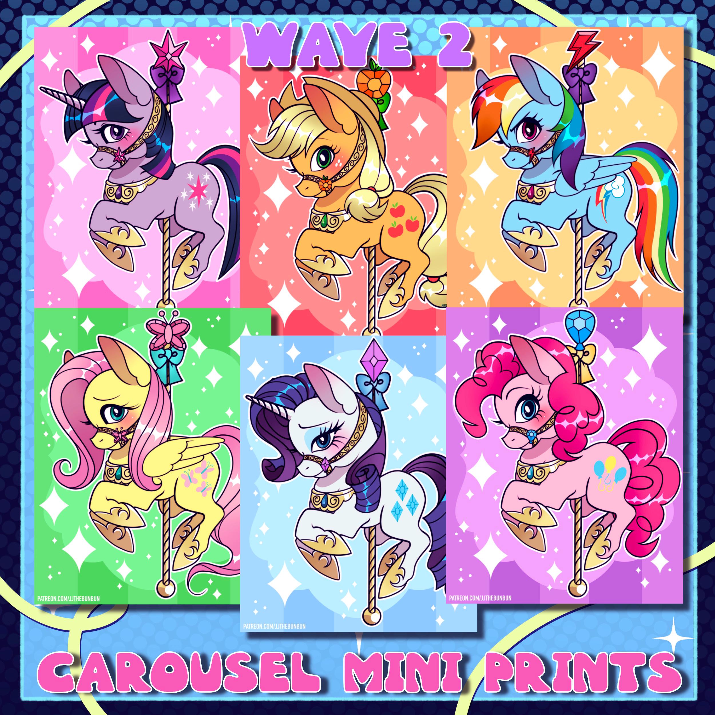 MLP: Main Six Carousel Prints - Etsy