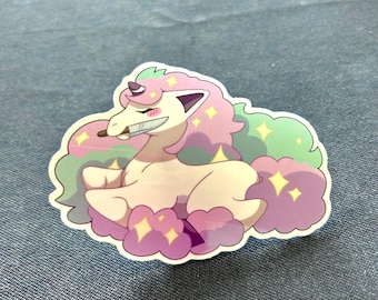 Ponyta With Knife Sticker