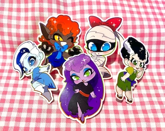Ghoul School: Chibi Ghoul Student Sticker Pack