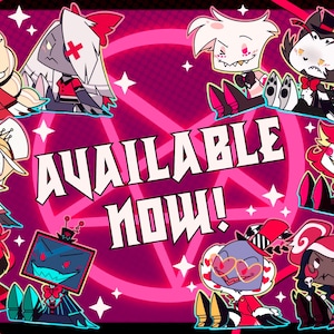 Hazbin Hotel: Acrylic Pin Collection